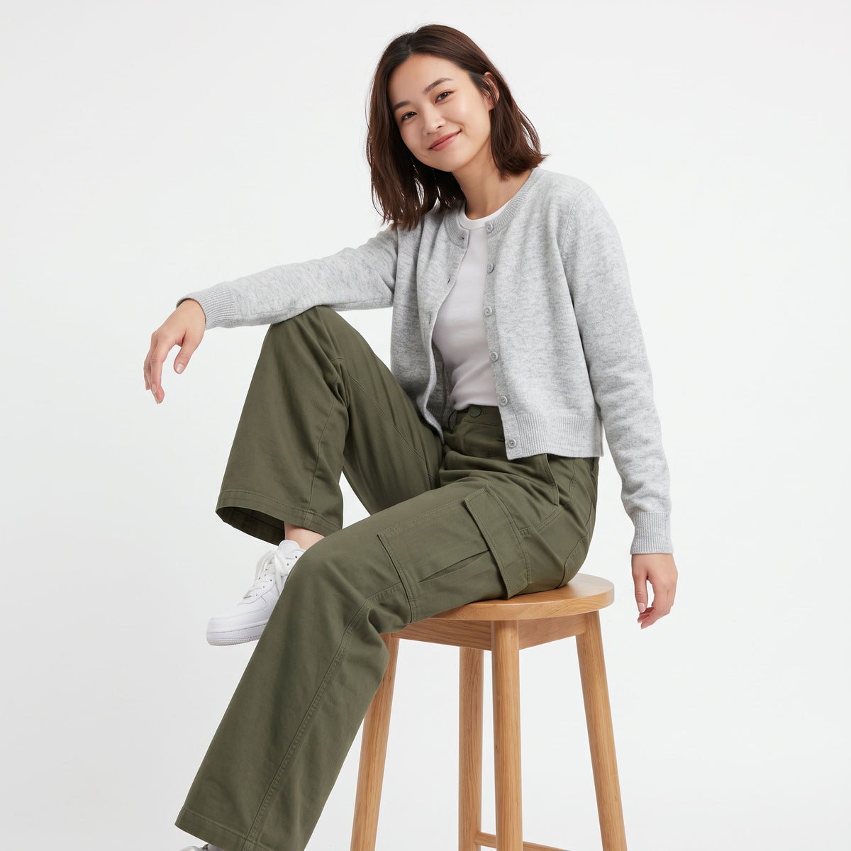 Cropped Cardigan Sweaters for Women, Lightweight Knit Button Down, Versatile Fall and Spring Layering Piece, Office Fashion Clothes